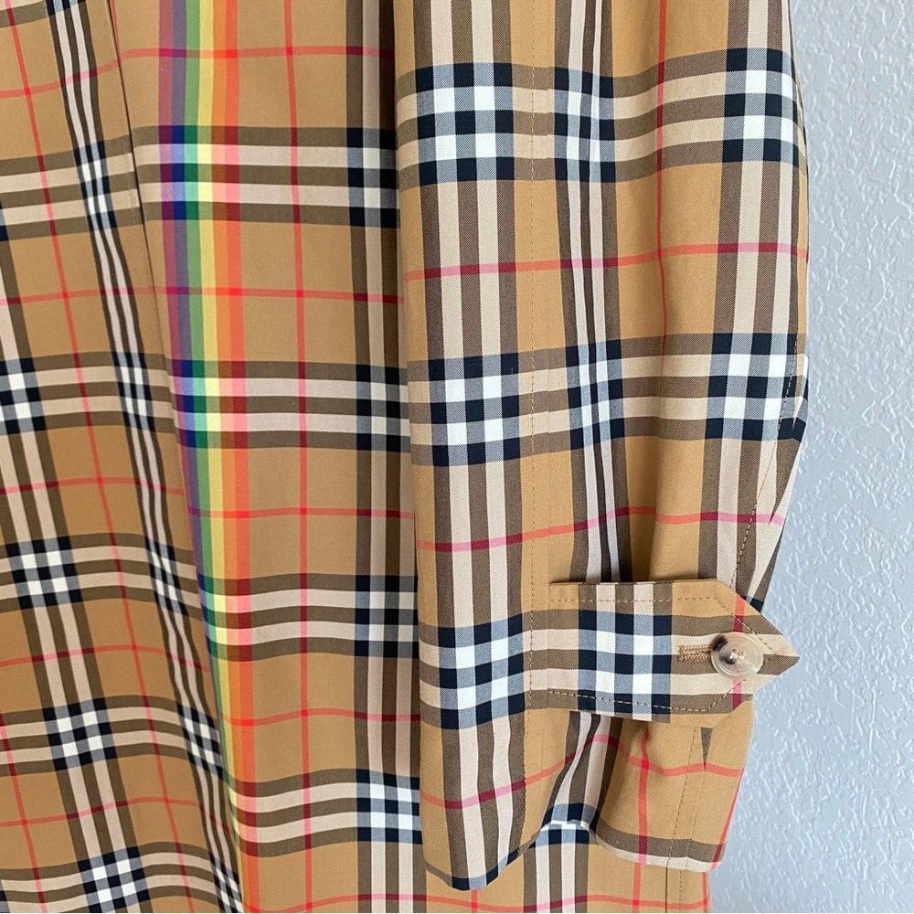 Burberry Check Trench Coat - Picture 5 of 16
